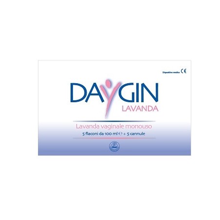 Daygin Lavanda Vaginale 5 Flaconi Da 100 Ml + 5 Cannule