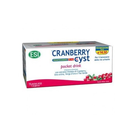 Cranberry Cyst Pock Drink 16 Buste