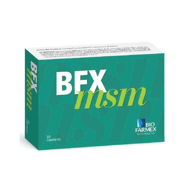 Biofarmex Bfx Msm integratore 30 compresse