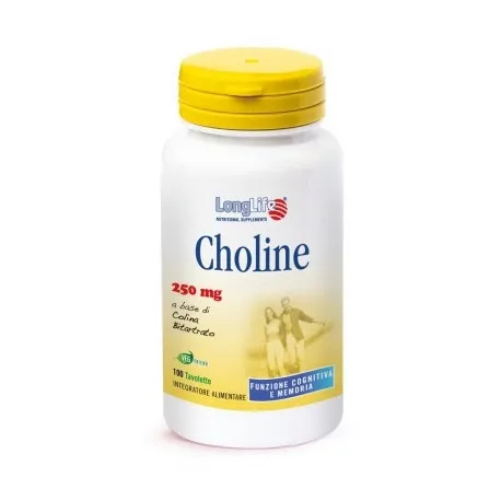 Longlife Choline 100 Tavolette integratore alimentare di colina