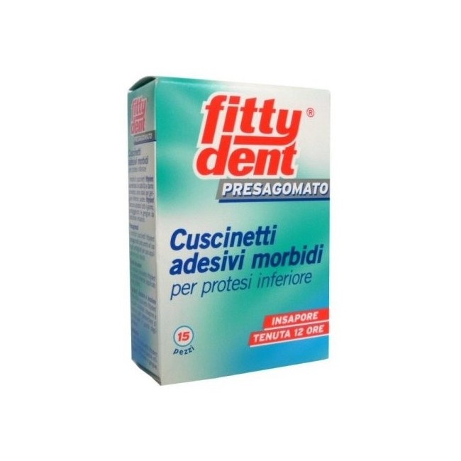 Fittydent Cuscinetti Adesivi Protesi Inferiore 30 Pezzi