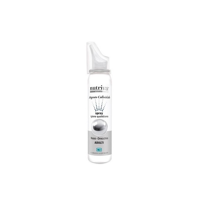 Nutriva Argento Colloidale Spray Naso Orecchio Adulti