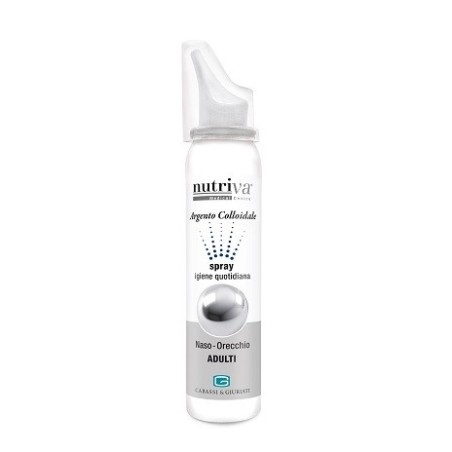 Nutriva Argento Colloidale Spray Naso Orecchio Adulti