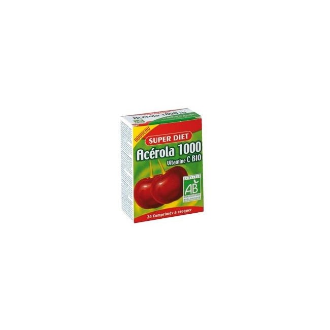 Superdiet Acerola 1000 Vitamina C Bio 24 Compresse