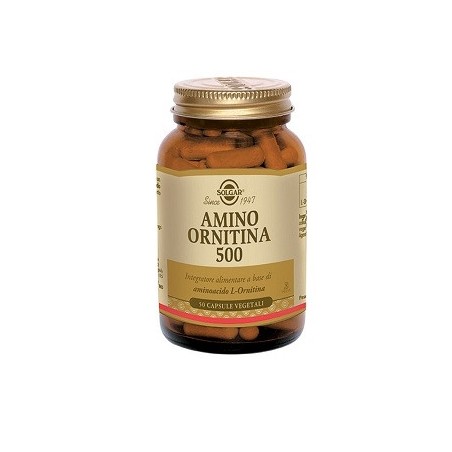 Solgar Amino Ornitina 500 50 Capsule Vegetali