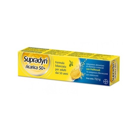 Supradyn Ricarica 50+ 15 Compresse Effervescenti