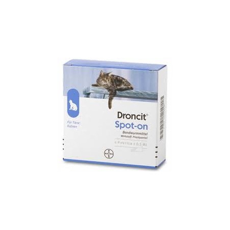 Droncit Spot On Antielmintico Gatti 4 Pipette