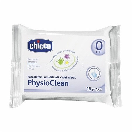 Chicco Fazzolettini Physioclean 16 Salviette