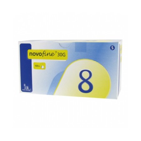 Ago Novofine Per Penna Da Insulina G30 8mm 100 Aghi