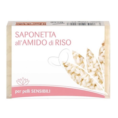 Saponetta Vegetale All'amido Di Riso 100gr Il Fior Di Loto