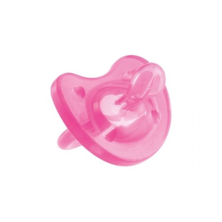 Chicco Gommotto Physio Soft Rosa In Silicone 6-12m 1 Pezzo