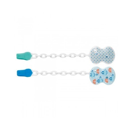 Chicco Clip  Catenella Per Succhietto Azzurro