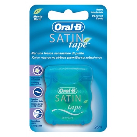 Oral B Filo Interdentale Satin Tape 25 Metri