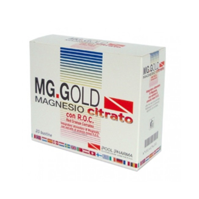 Mg Gold Magnesio Citrato 20 Bustine