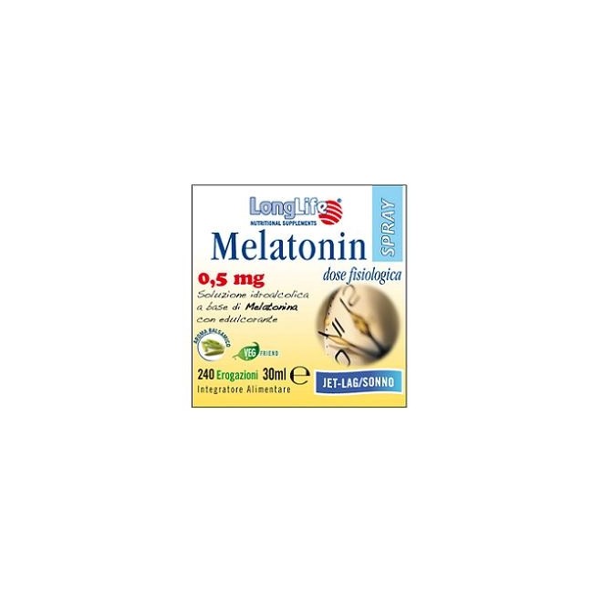 Longlife Melatonin Spray 0,5mg 30 Ml