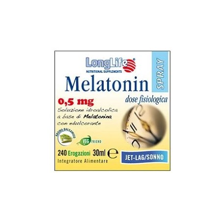 Longlife Melatonin Spray 0,5mg 30 Ml