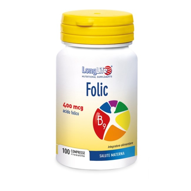 Longlife Folic 400mcg 100 Compresse