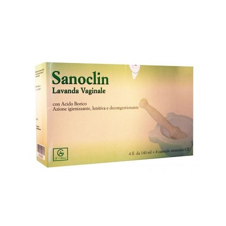 Sanoclin Lavanda Vaginale 4 Flaconi 140 Ml