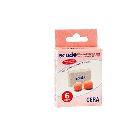 Tappo Auricolare Earplug Scudo In Cera 6 Coppie 12 Pezzi