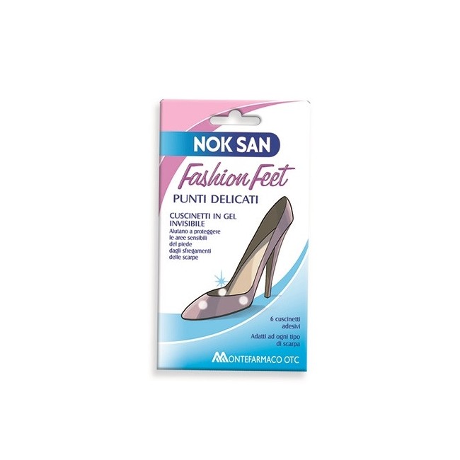 Nok San Fashion Feet Punti Delicati 6 Pezzi