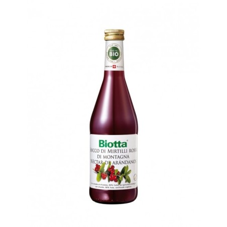 Biotta Succo Di Mirtilli Rossi Biologico 500ml