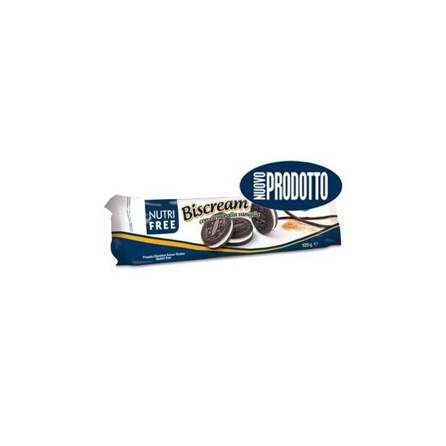 Nutrifree Biscream Con Crema Alla Vaniglia 125 Gr