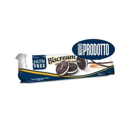 Nutrifree Biscream Con Crema Alla Vaniglia 125 Gr