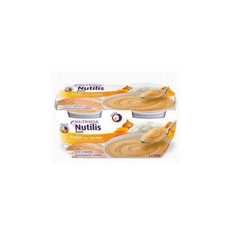 Nutilis Pasti Pollo Con Carote 300 G 2 Pezzi