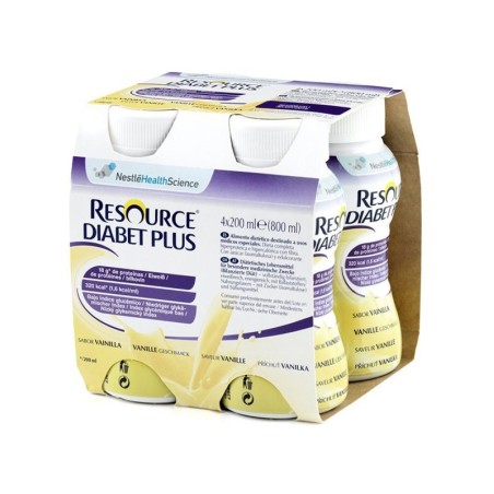 Resource Diabet Plus Vaniglia 4x200ml