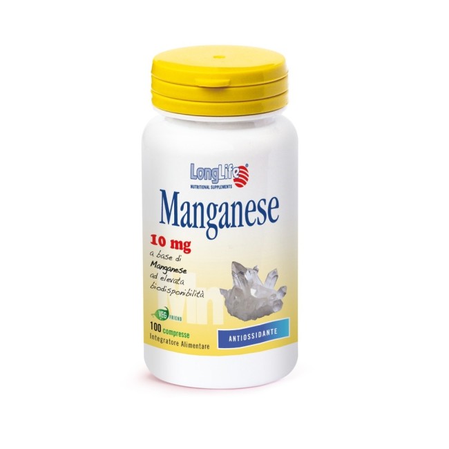 Longlife Manganese 10 Mg 100 Compresse