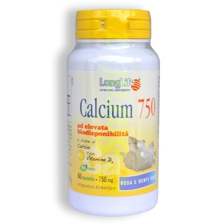 Longlife Calcium 750 Mg 60 Tavolette