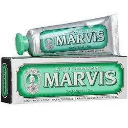 Marvis dentifricio cura delle gengive classic strong mint 4 confezioni da  85 ml