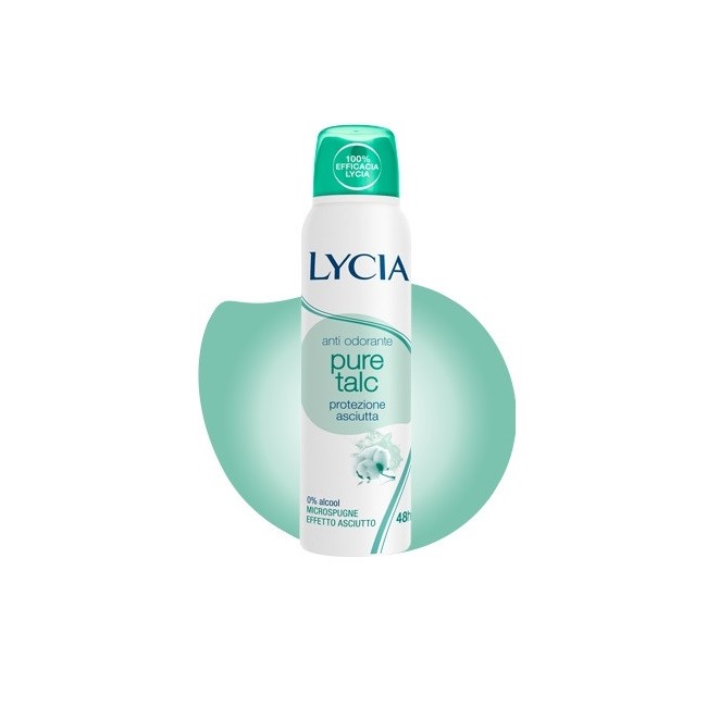 Lycia Spray Gas Antiodorante Talco 150 Ml