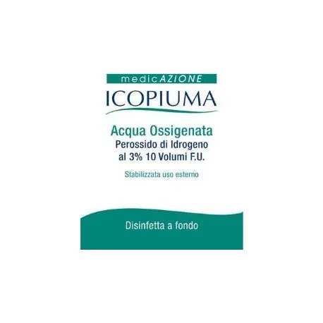 Icopiuma Acqua Ossigenata 3% 10 volume disinfettante 250 ml