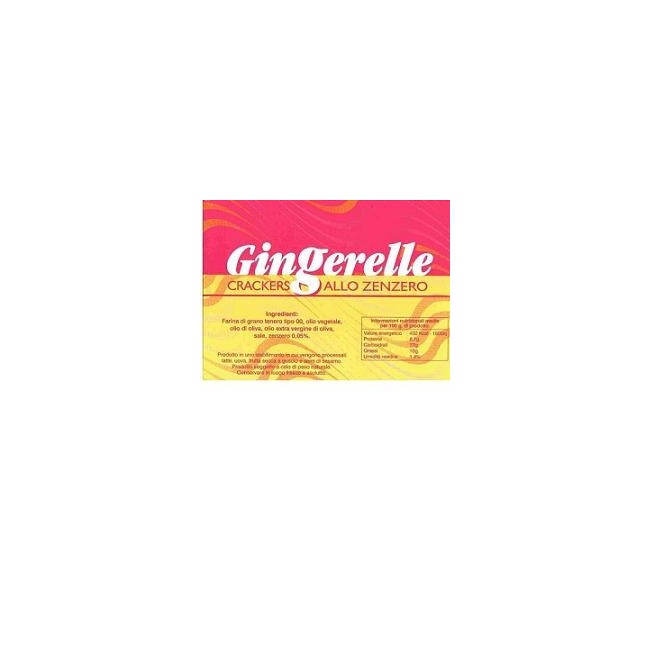 Gingerelle Crakers Zenzero 150g