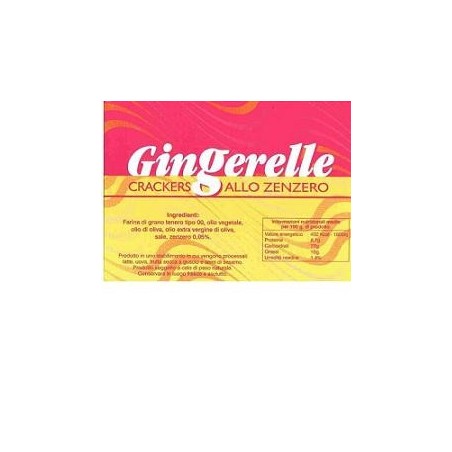 Gingerelle Crakers Zenzero 150g