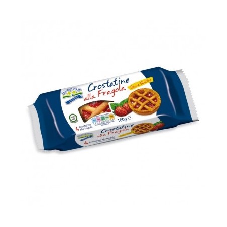 Happy Farm Crostatine Alla Fragola 180g