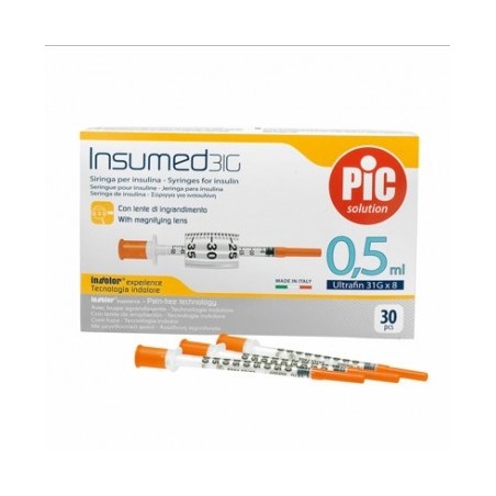 Pic Insumed Siringa Da Insulina 0,5ml 30 Pezzi