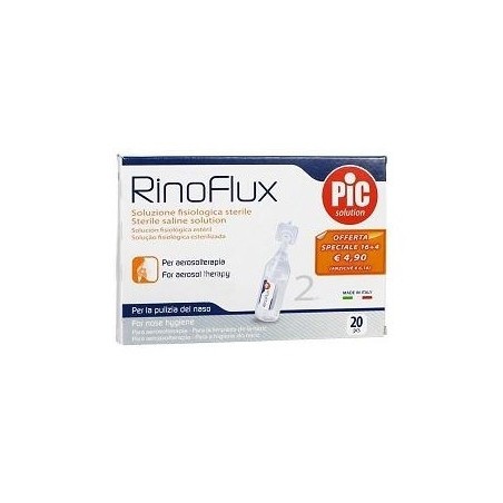 Rinoflux Soluzione Fisiologica 20 Fiale Da 5 Ml