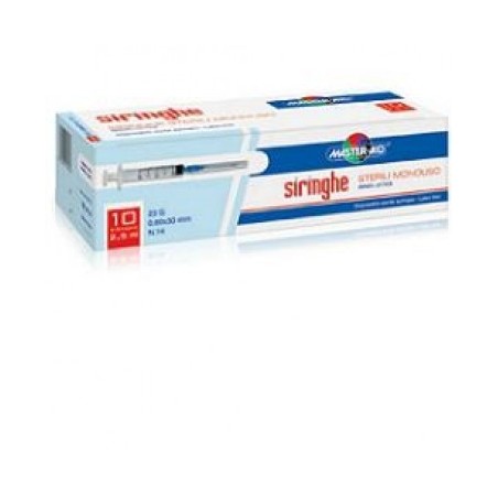 Siringa Master-aid 10ml G21 10 Pezzi