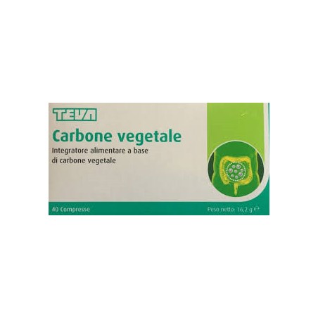 Teva Carbone Vegetale 40 Compresse