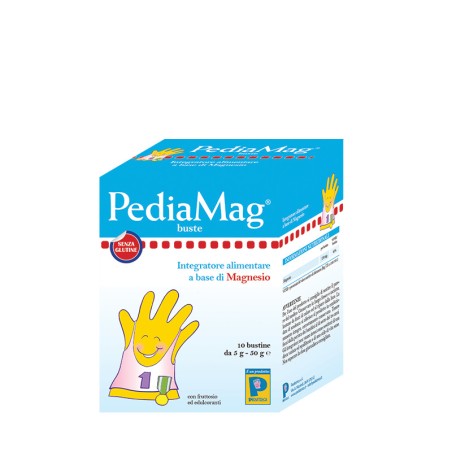 Pediatrica Pediamag integratore di Magnesio e vitamina C 10 bustine