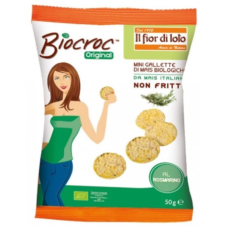 Biocroc Mini Gallette Di Mais Al Rosmarino Senza Glutine 40g