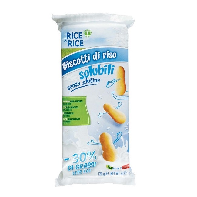 Rice&rice Biscotti Riso Solubili 120g