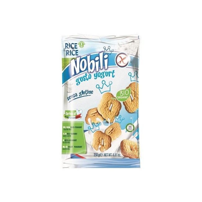 Rice&rice Nobili Di Riso Con Yogurt 250 G