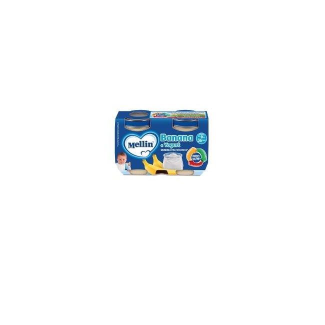 Mellin Merenda Yogurt Banana 2x120 G