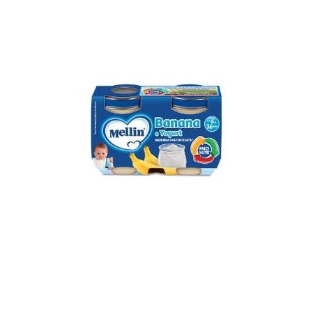 Mellin Merenda Yogurt Banana 2x120 G