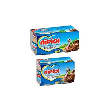 Nipiol Omogeneizzato Tacchino 80 G 2 Pezzi