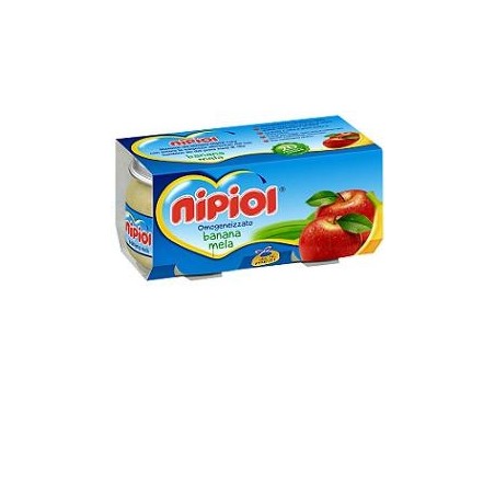 Nipiol Omogeneizzato Banana Mela 80 G 2 Pezzi