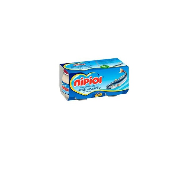 Nipiol Omogeneizzato Nasello 2 Pezzi 80 G